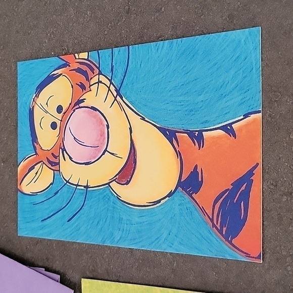 Hallmark, Pack Of (5) Disney Winnie The Pooh & Friends Cards, Blank Inside. - Picture 5 of 6